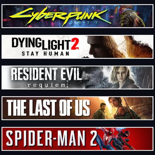  Cyberpunk +DY2 +Evil 9 +TLOU1 +Spider 2